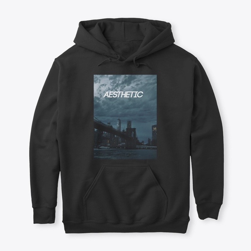"Aesthetic" NYC black T-shirt / Hoodie