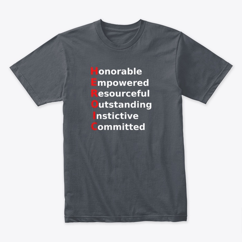 Heroic Word Power Super Hero Apparel
