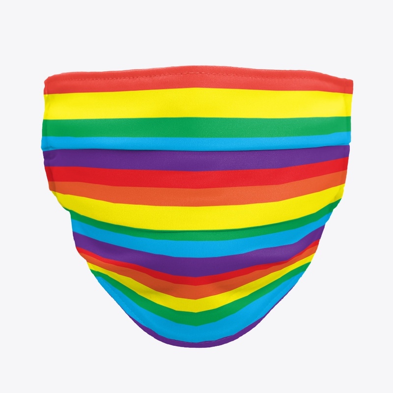 Rainbow Face Mask, Cloth Face Masks
