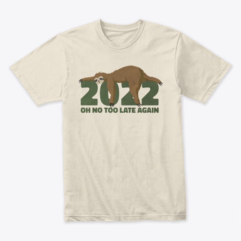 Funny New Year Sloth