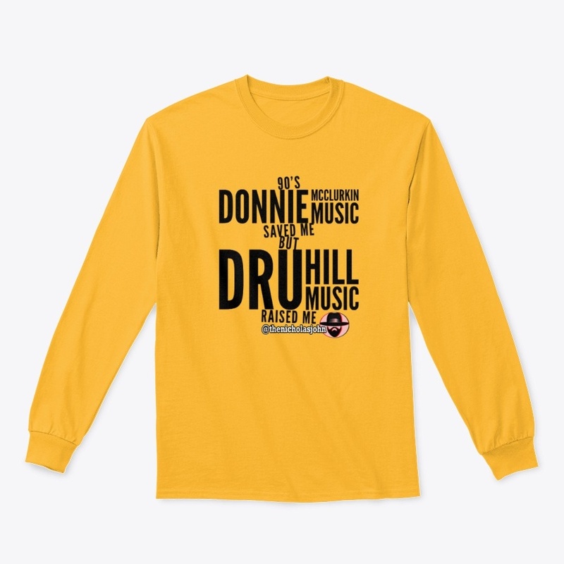 Donnie / Dru Hill Music Black Tee