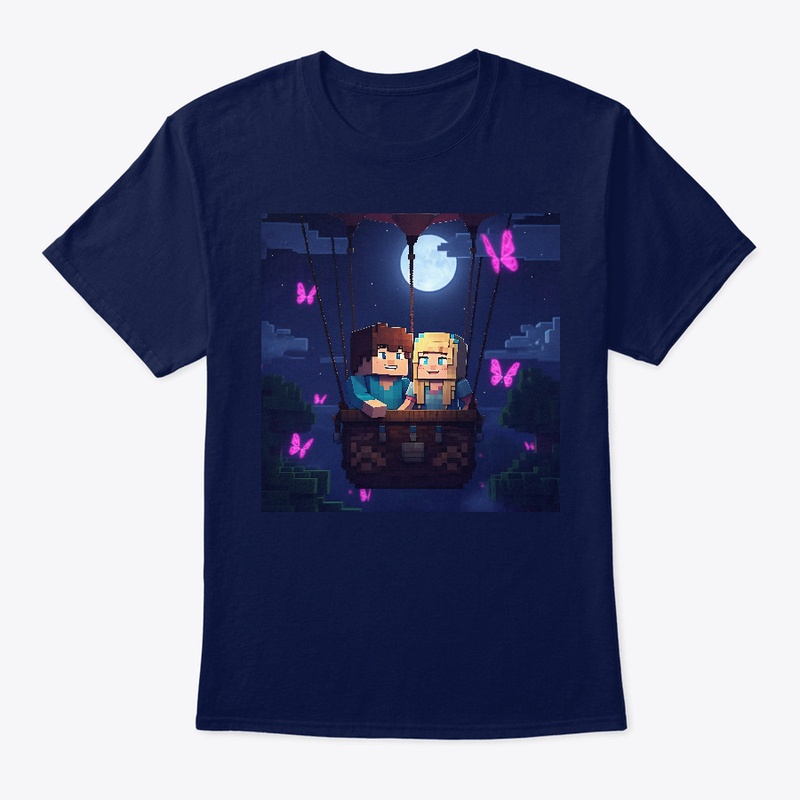 T-Shirt (Boy and girl on air balloon)