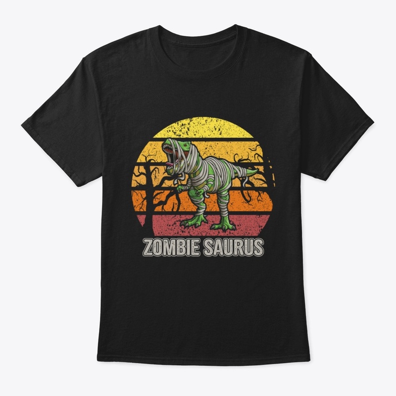 Zombie Saurus Halloween Dinosaur T Rex