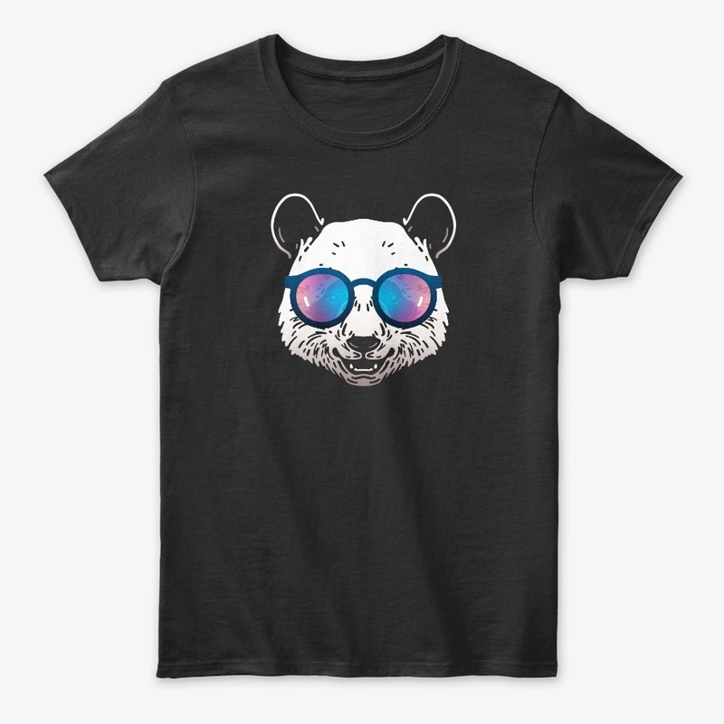 Cute Panda in Sunglasses (Colored+sg06)
