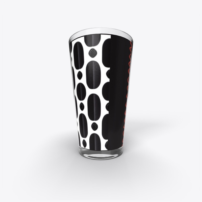 Abstract Black Beads