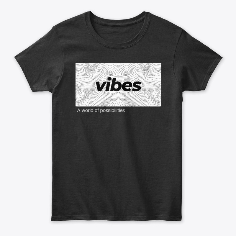  "Vibes" Printed T-Shirt