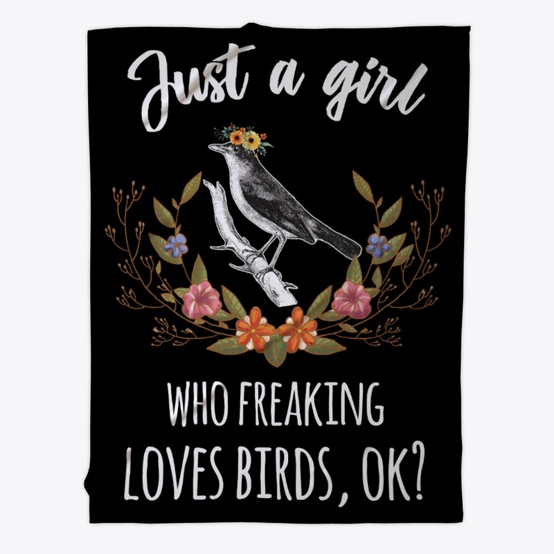 Just Girl Who Loves Birds Boho Style