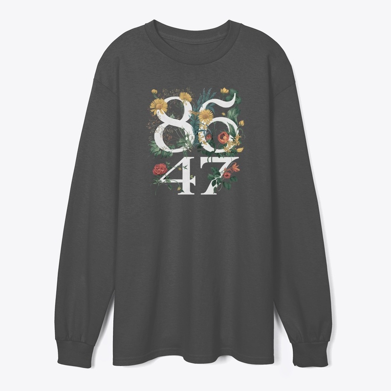8647 Floral Typography Design