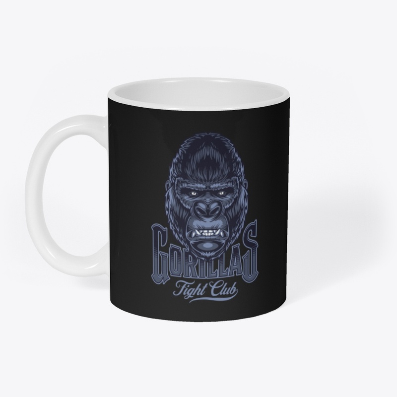 Gorillas Fight Club Vintage Animal Merch