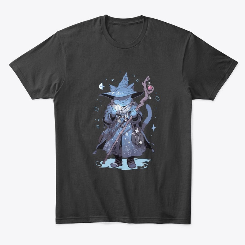 Fantasy Cat Wizard