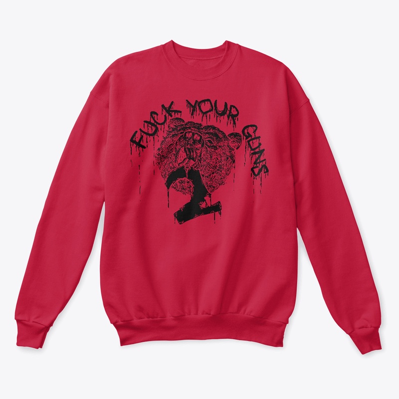 F Your Guns Punk Bear Artwork (Black)