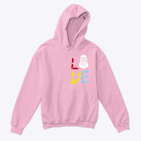 Kids Hoodie  Light Pink T-Shirt Front