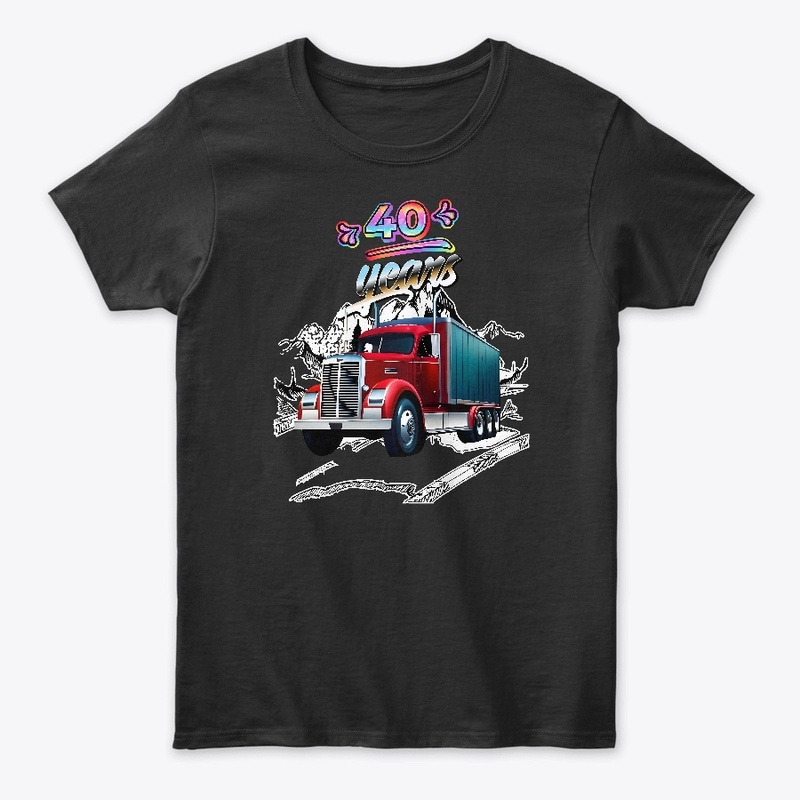 40 Years Celebration T-shirt Design