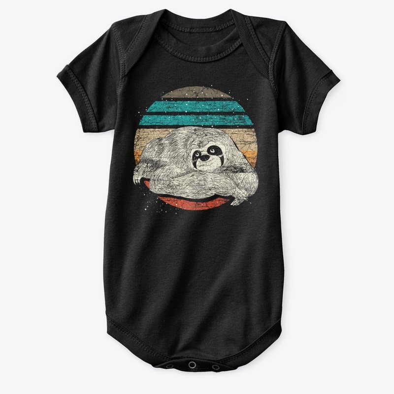 Retro Lazy Sloth