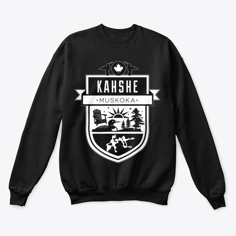 Kahshe Crest - White and Black