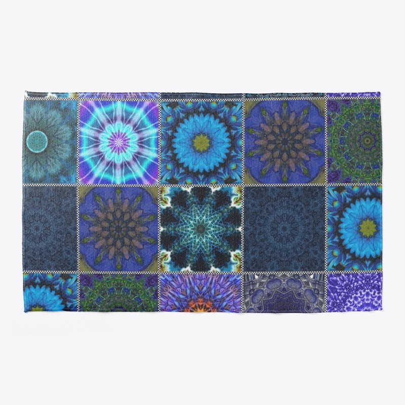 Blue Crazy Quilt Pattern