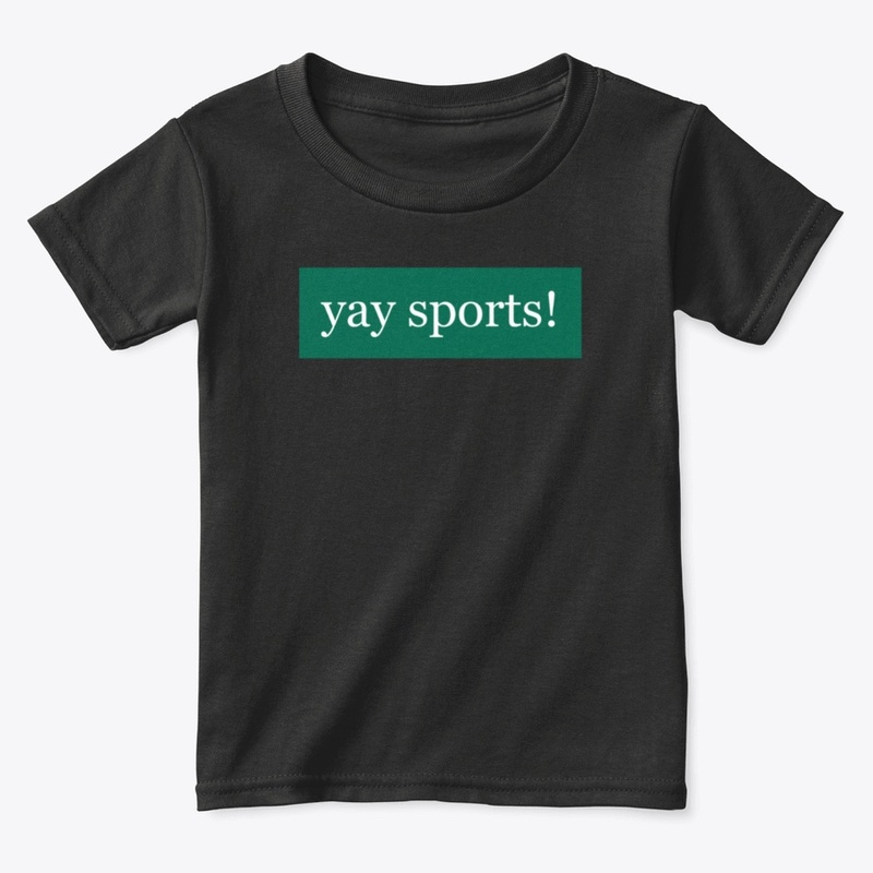 Yay Sports Written in White on Green