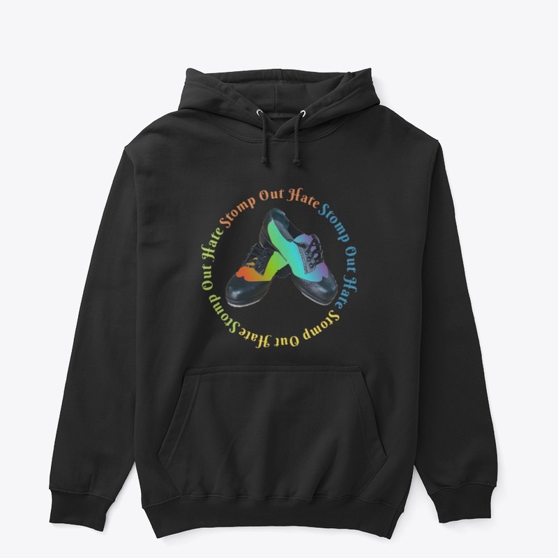 Stomp Out Hate Rainbow Tap Shoes