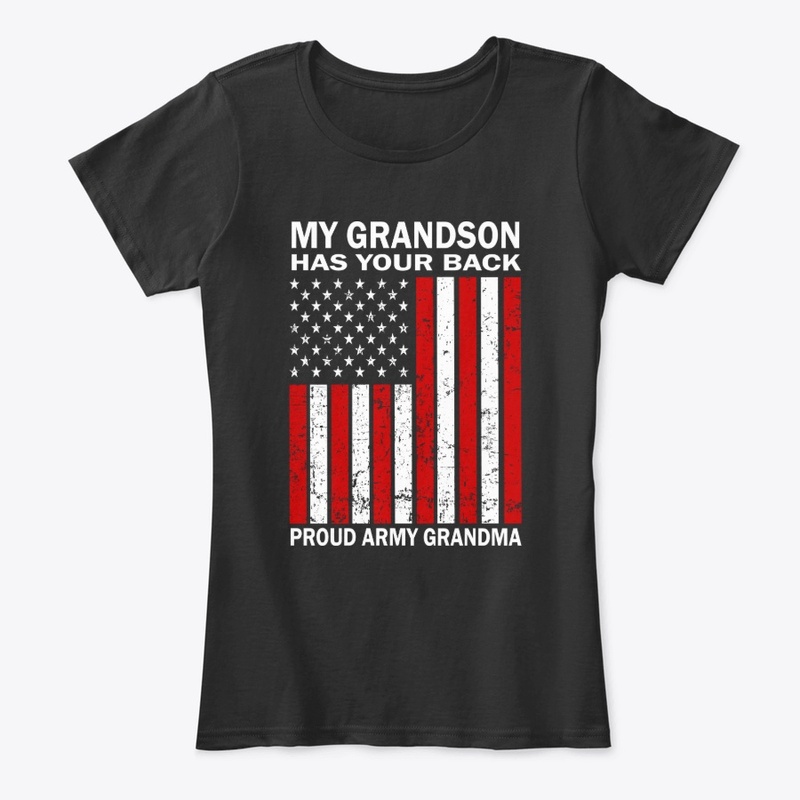 American Flag Army Grandma Veterans Day