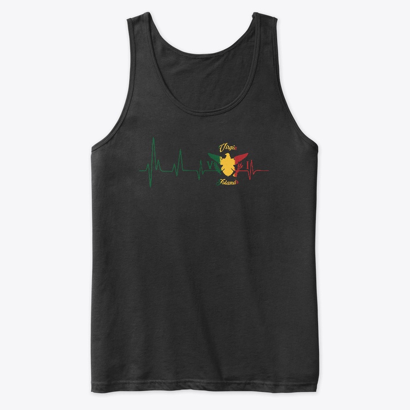 VIRGIN ISLANDS HEART BEAT TEE