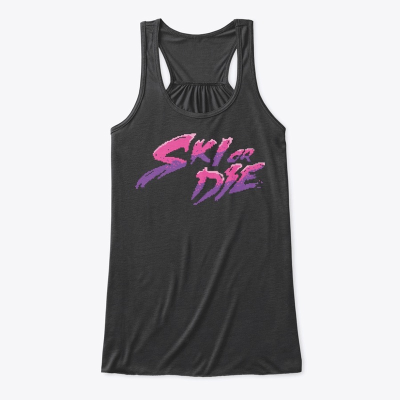 Candy Boy Ski or Die Pixel art Logo