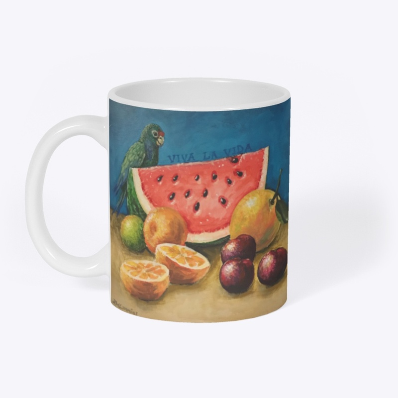 Frida Kahlo Style Watermelon Mug
