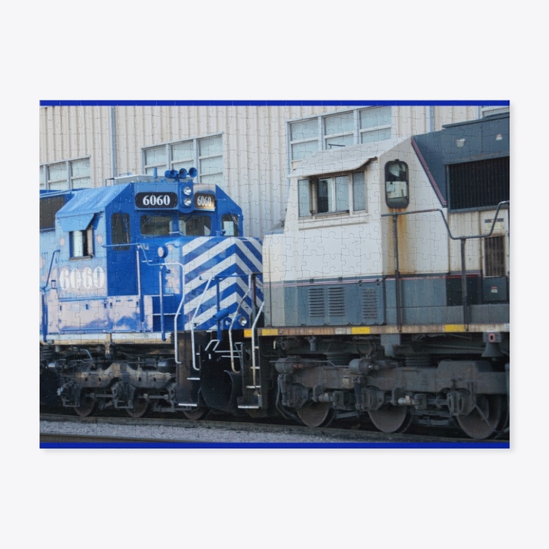 SD40-2 SD70MAc Railroad Puzzle.