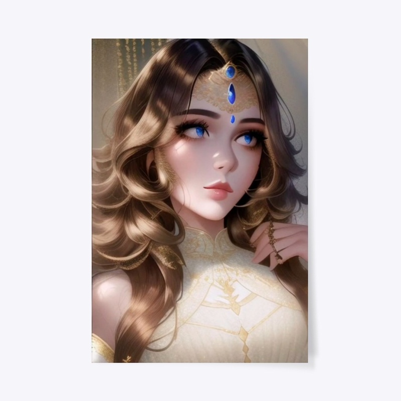 Anime Manga Themed Saphire Queen