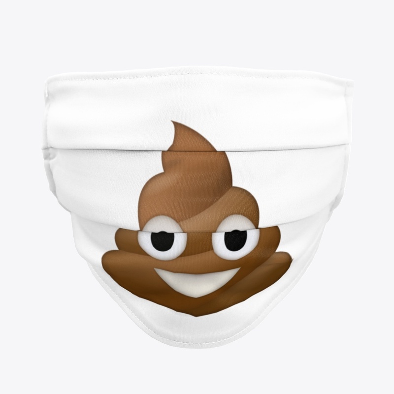 Poop Emoji Face Mask