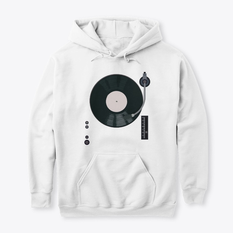 Turntable Vinyl Record Player Graphic