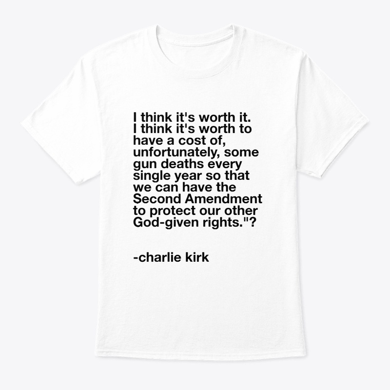 CHARLIE KIRK "I THINK" SHIRT REMEMBRANCE