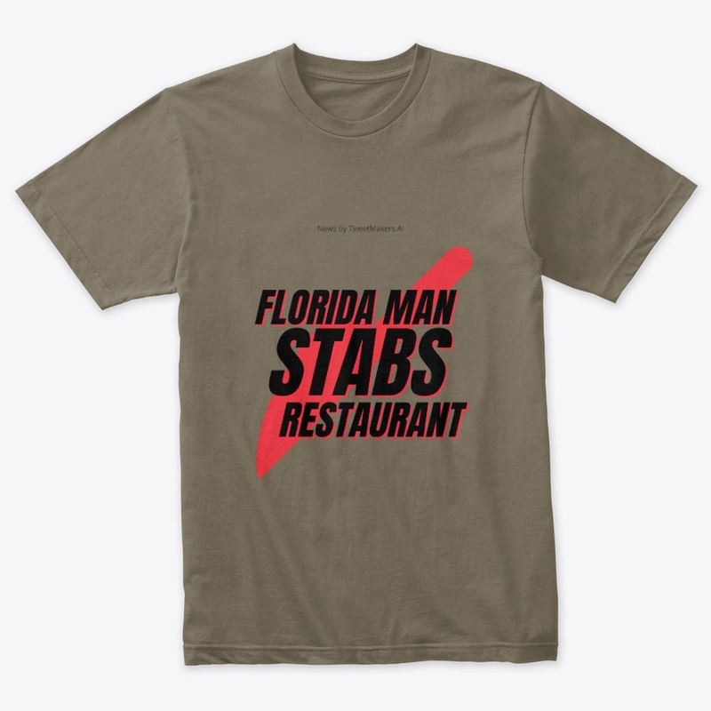 FloridaMan Stabs Restaurant-AI Generated