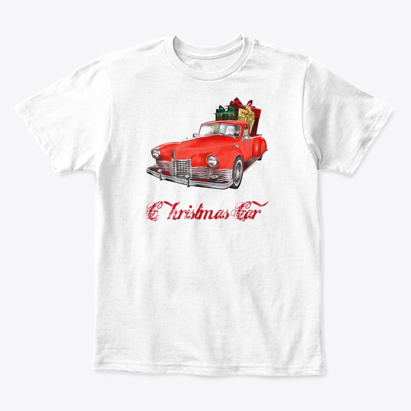 Christmas-Car Kids Premium Tee