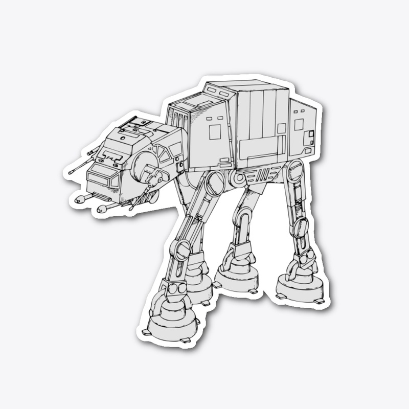 AT-AT Sticker