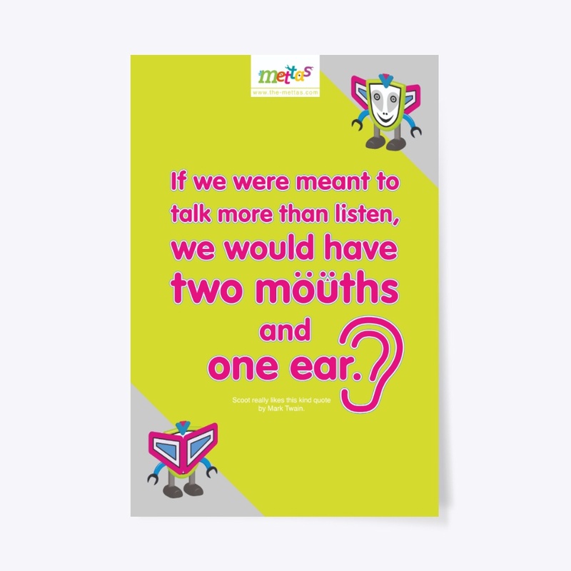 Scoot – Mettas Quote Poster