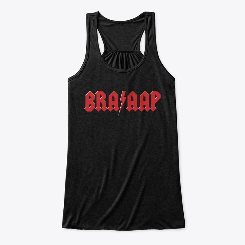 Braaap logo rock band style