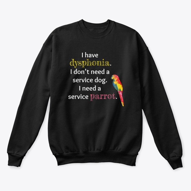 Service Parrot Dysphonia Awareness
