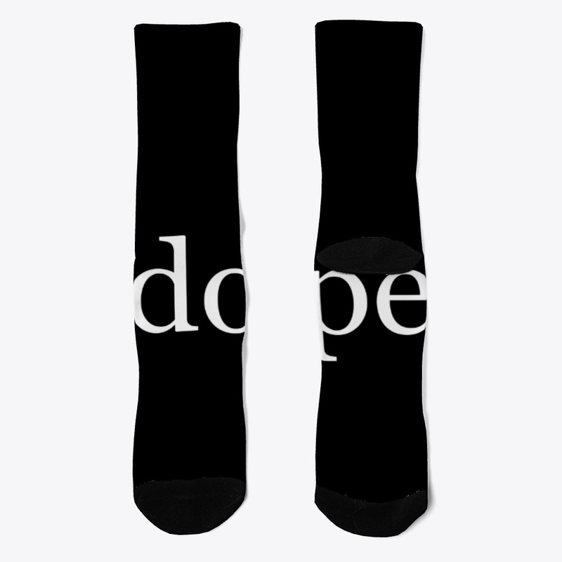 Dope Written in White on a Black