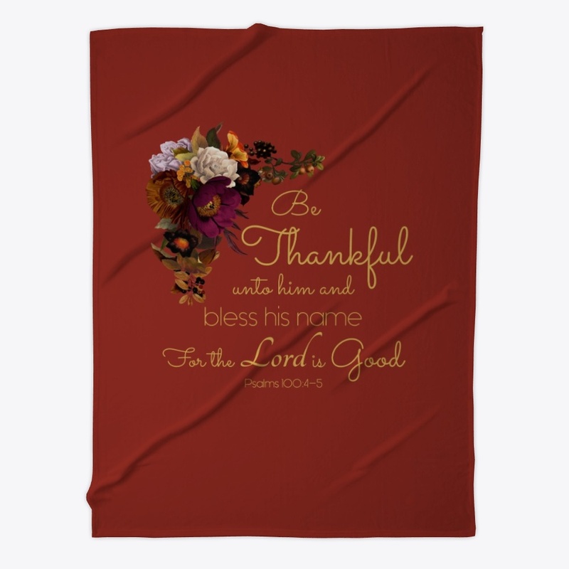 Womens Christian Verse Be Thankful 