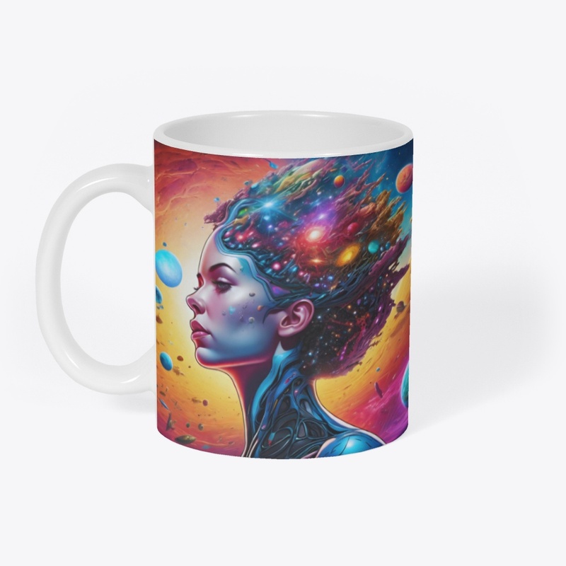 Cosmic Portrait Digital Art - PG15