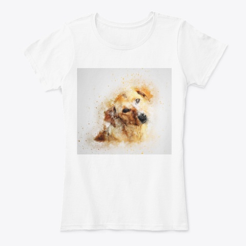 Rosa White T-Shirt Front