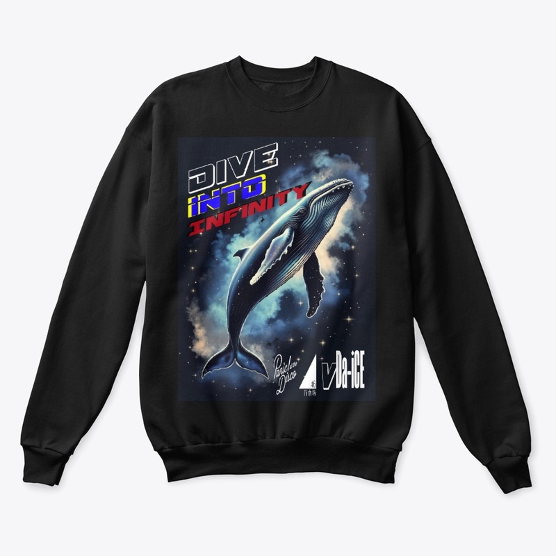 Dive Into Infinity Dark Whale LngSlevTee