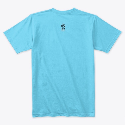 Orange Th3ory Tahiti Blue T-Shirt Back