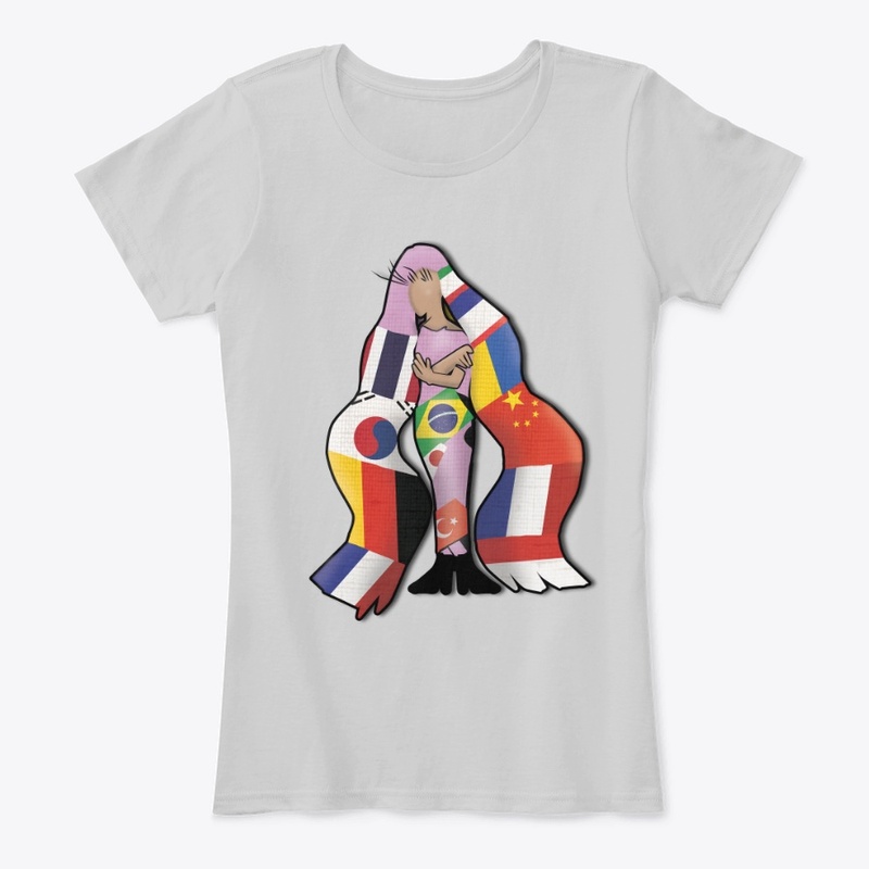 Multilingual women shirt
