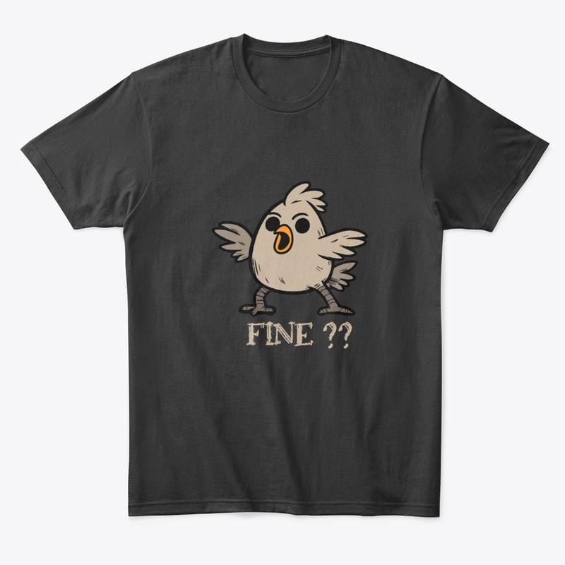 Flustered Chick Fine Meme