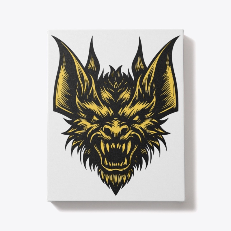 Fierce Bat Head Design