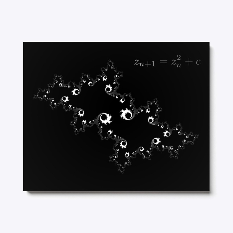 Julia Fractal Grey Color Coding