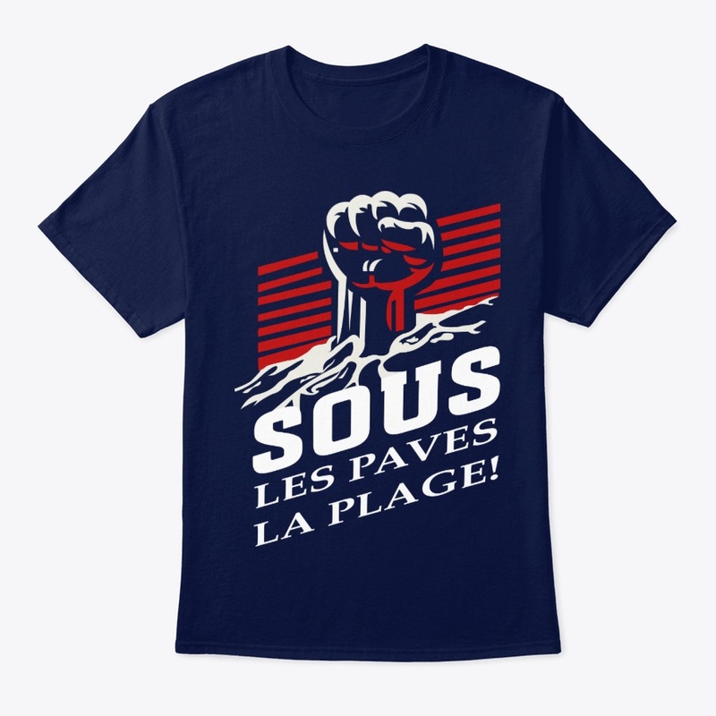 Sous Les Paves La Plage T-shirt Design