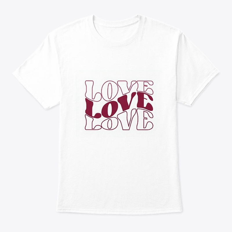 LOVE printed Tshirt 'Valentine's Day'