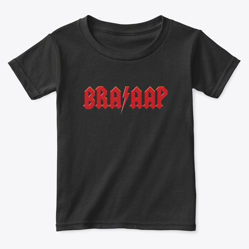 Braaap logo rock band style